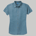 Ladies Short Sleeve Value Denim Shirt