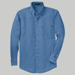 Tall Long Sleeve Denim Shirt