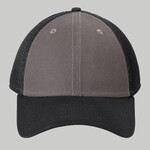 Snapback Contrast Front Mesh Cap