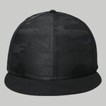 Camo Flat Bill Snapback Cap